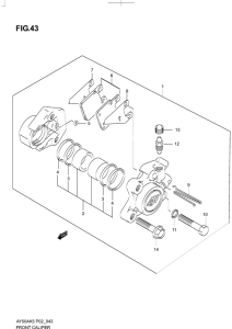 AY50 Передний суппорт