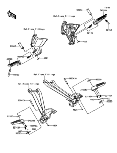 ZR1000 フットレスト