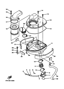 TDM850 Brktthermistor