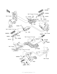 ZG1400 Подножки