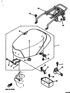 CG50E CG50U Сиденье и держатель