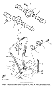 XJ900RK Camshaft-chain