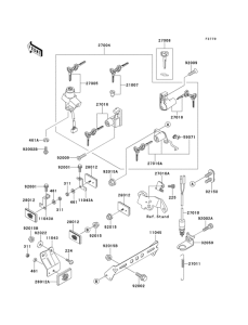  Замок зажигания