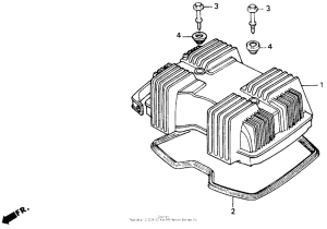 CB125T Крышка головки цилиндров