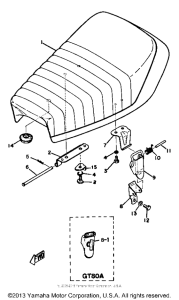 GT80A Сиденье