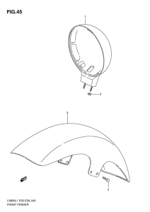 LS650 Переднее крыло