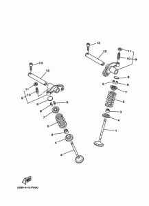 YS125-5C Клапана