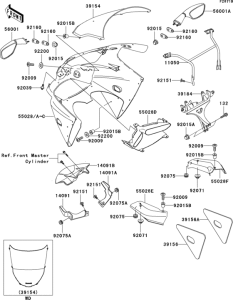 ZX600 Cowling(zx600-j3)