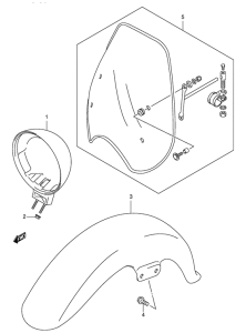 VL125 Переднее крыло