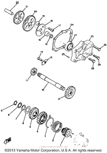 XS2 Gear train