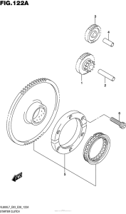 VL800T Муфта стартера