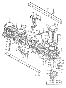 GS550 Carburetor assy