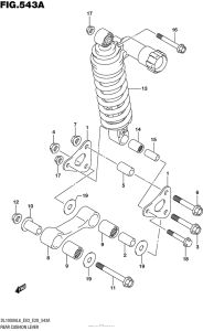 DL1000 (ABS) Втулки заднего рычага