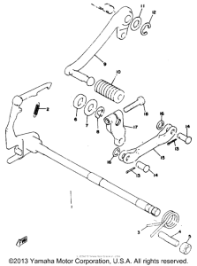 RD125C Переключение скоростей
