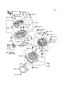 VN1500 Головка цилиндров
