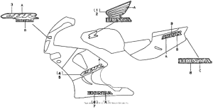 CBR900RR Stripe (type6) 97