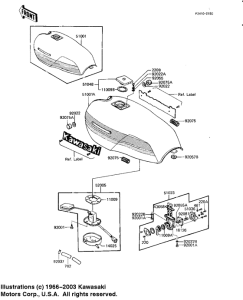 KZ1000 Tank fuel