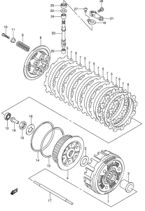 DR-Z400 Бендикс
