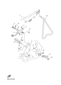 YZ250F Stand & footrest