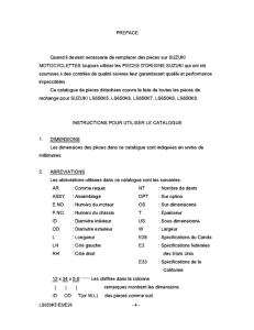 LS650 Catalog preface