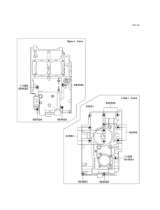 EX250 Болты крепления картера