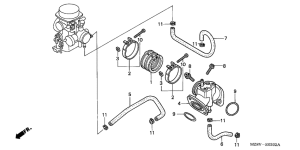 VT600CD2 Всасывающий коллектор