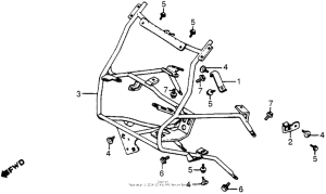 CX500 Кронштейн крепления 