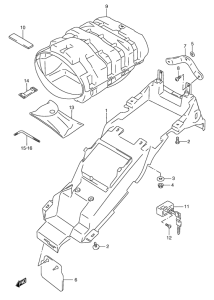 RGV250 Заднее крыло