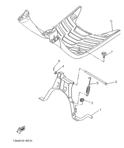 CW50 Stand. footrest