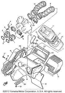XT600L Воздушный фильтр