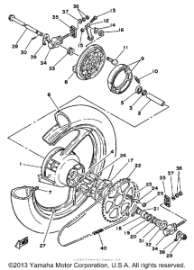 SRX250T Переднее колесо