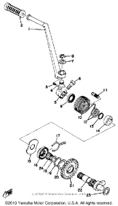 RD400E Кик стартер