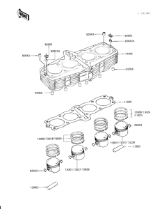 KZ1000 Cylinder / pistons