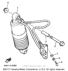 XVZ13U Амортизаторы задние