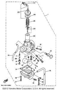 RT100A Карбюратор