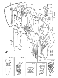 TS125 Радиатор