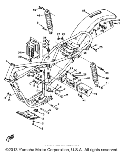 AT1M Frame & rear fender