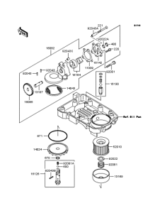ZL400 Масляный насос и фильтр