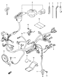 DR-Z400 Жгут проводов