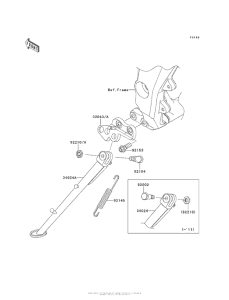 ZR1000 Подножка
