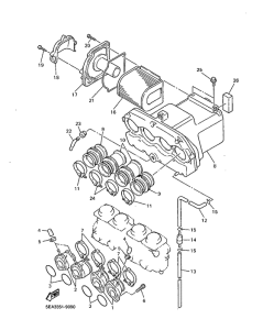 XJR1300 Впускная система