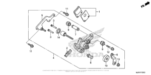 CTX700N DCT Стояночный тормоз