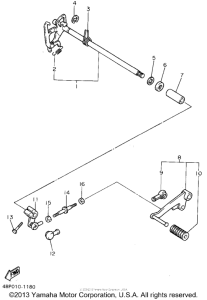 XJ600SGC Переключение скоростей