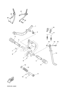 DT50RSM Support. repose-pieds