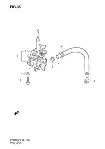 DR650 Топливный кран