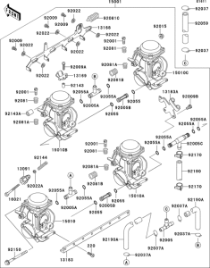 ZX500 Карбюратор