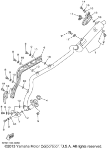 TTR90P Выхлопная система