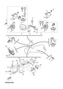 YP250R Электрика 1