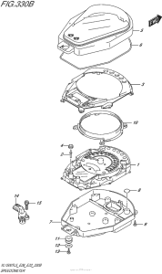 VL1500T Speedometer (Vl1500Tl5 E33)