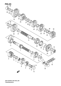 GSX1300R Трансмиссия